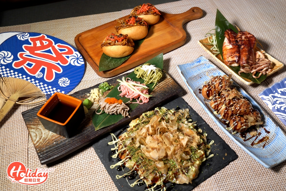 ,普慶餐廳精心設計多款以傳統居酒屋為主題的熱食,如日式大阪燒、關東煮、章魚燒、魷魚燒等等。