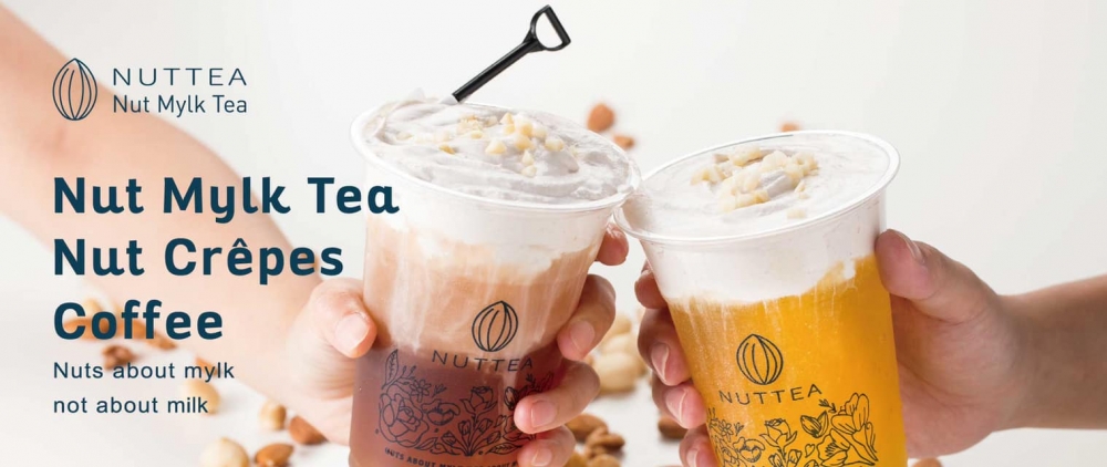 NUTTEA的奶蓋茶和奶茶都十分有名,而店內的堅果奶都是每日新鮮研磨,待堅果乳化而成,不用可長時間常溫保存的植物奶,也沒有用五穀粉沖泡,足料又新鮮。