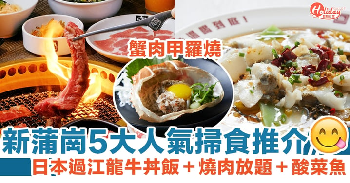 新蒲崗Mikiki商場5大美食推介！十三姨酸菜魚＋燒牛丼元祖＋牛角