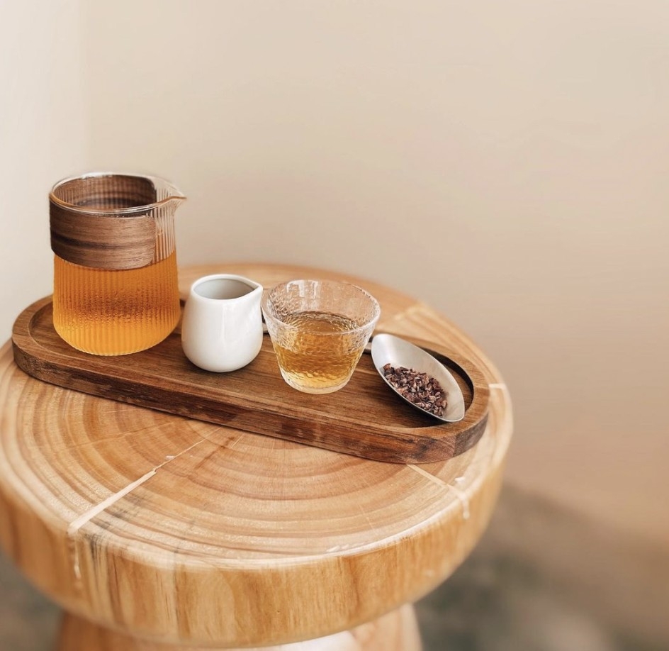 冷泡可可茶入口清甜但帶有濃郁的可可香氣。