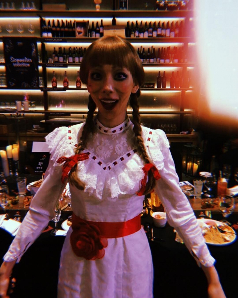 韓星泰妍曾Cosplay過安娜貝爾~