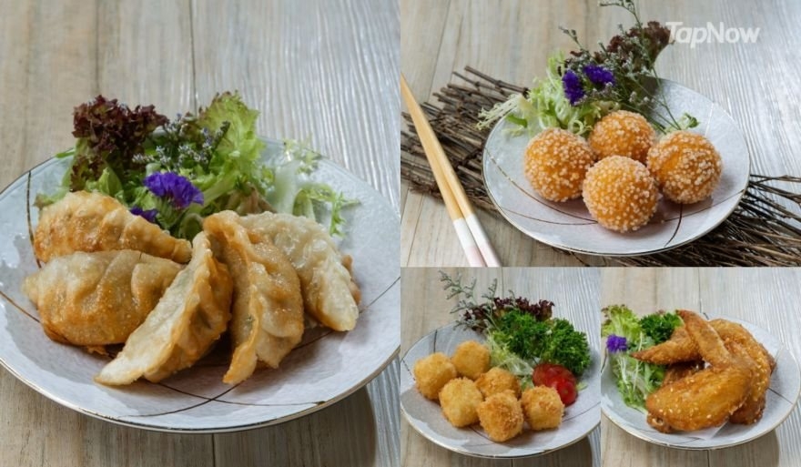 炸物選擇有:吉列炸鮮奶、芝麻雞翼等
