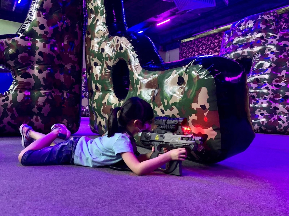 E3 Club Playland有NerfGun射擊訓練與親子Wargame叢林激光戰等設施,就連大人都啱玩~