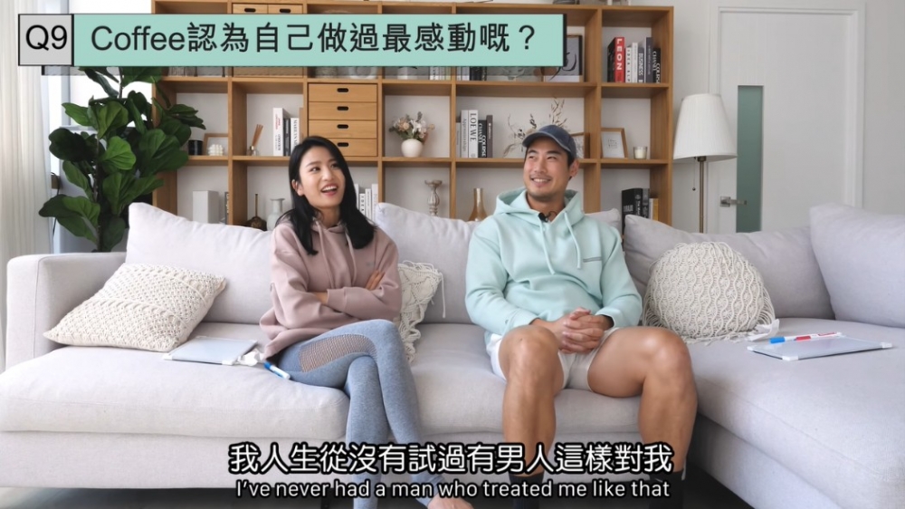 Coffee林芊妤表示無試過有男人咁對佢