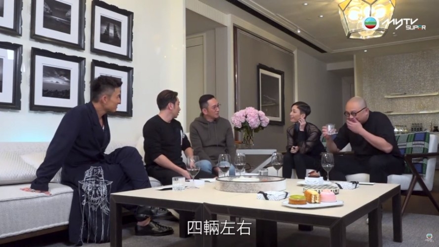 吳啟華在節目《Tiger's Talk》中透露擁有4輛名車