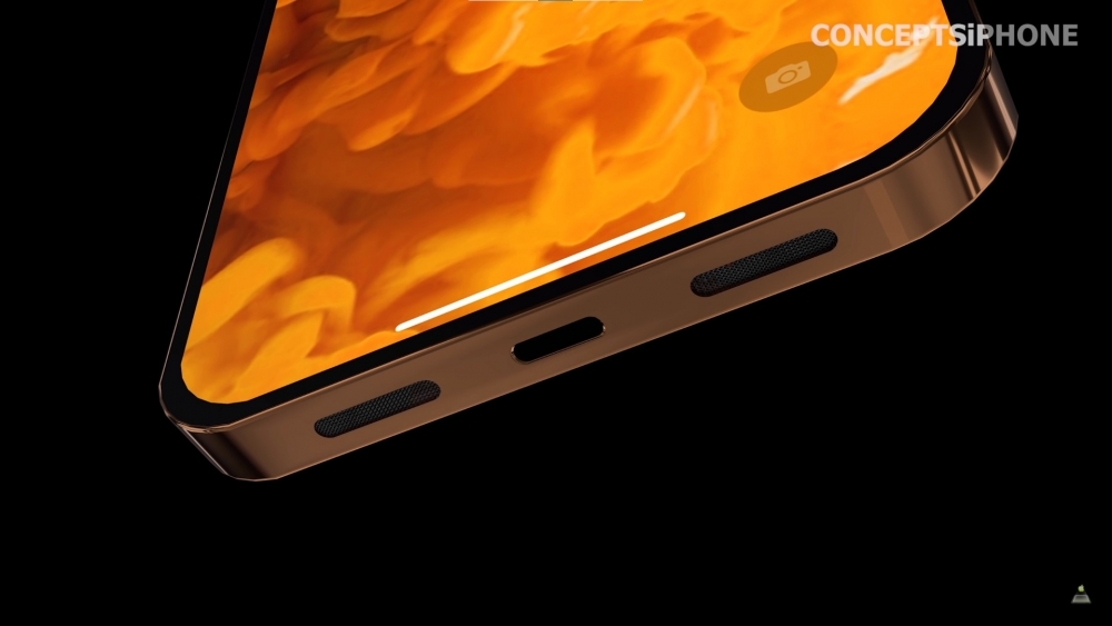 iPhone 14網傳預測 | iPhone 14的聽筒位置將融入在螢幕邊緣。
