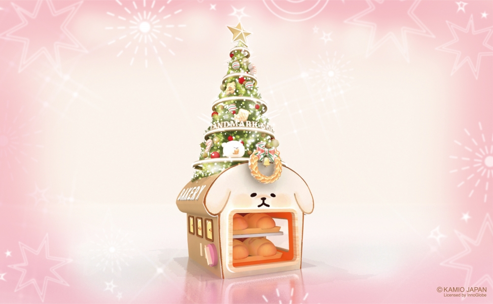 7米高麵包犬聖誕樹~