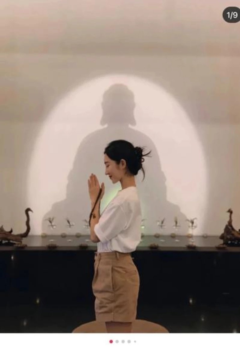 內地早前出現大堆佛媛