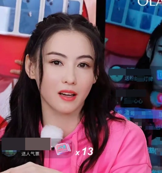 張柏芝早前受邀做帶貨直播嘉賓