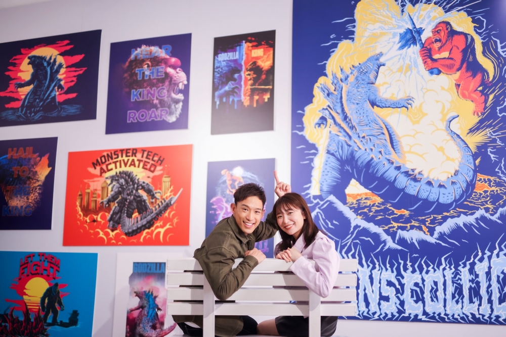  《Godzilla VS. Kong》香港大戰場景展覽。