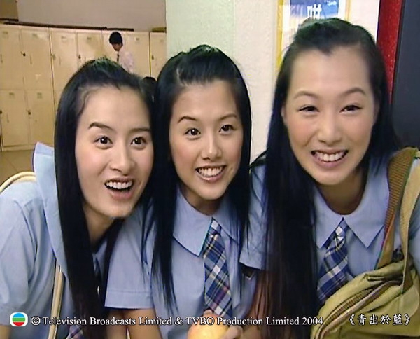 沈卓盈早過好姊妹入行，佢第一套電視劇係《青出於藍》