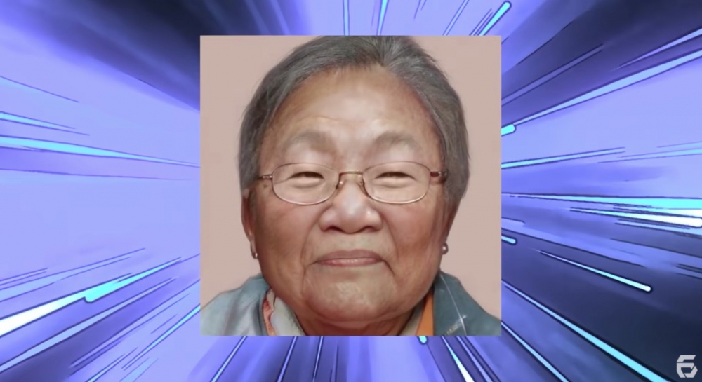 真人化後比較似一個普通老婆婆，無咩大雄嫲嫲嘅特徵，頭髮上嘅美人尖亦未有還原出嚟。