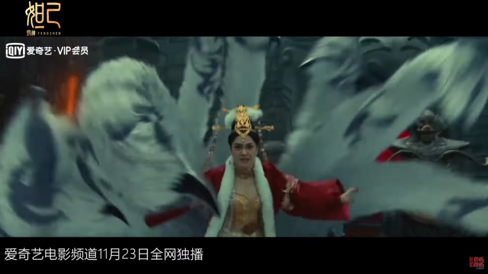 呢個造型完全展現唔到妲己嘅美艷,加上瞪大眼嘅驚訝演技,阿嬌美態盡失。