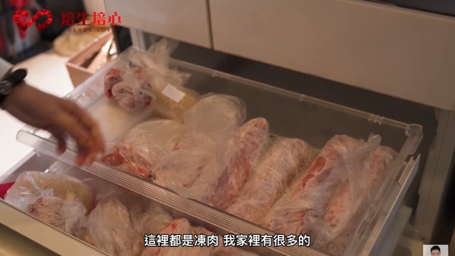 雪櫃好多凍肉