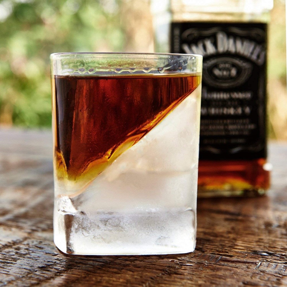 三角形冰塊威士忌杯