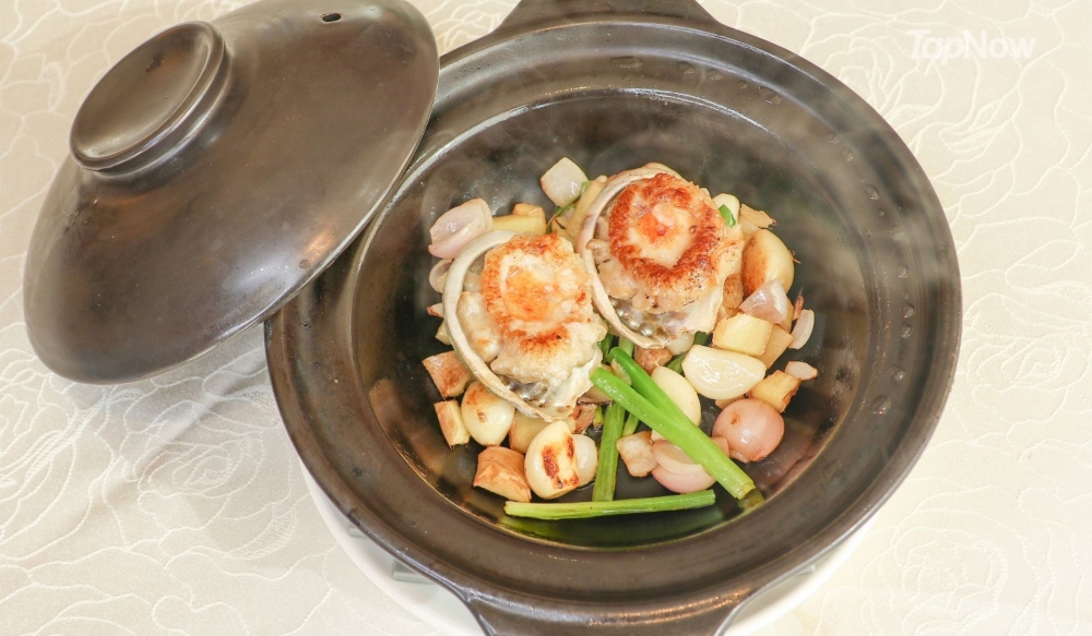 中山剪焗南非7頭鮑魚肉汁豐富~