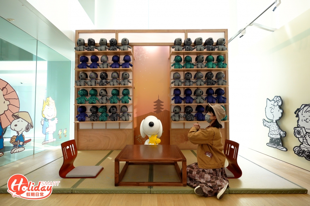 海港城美術館化身成京都傳和風旅館,館內展出一系列限定商品。