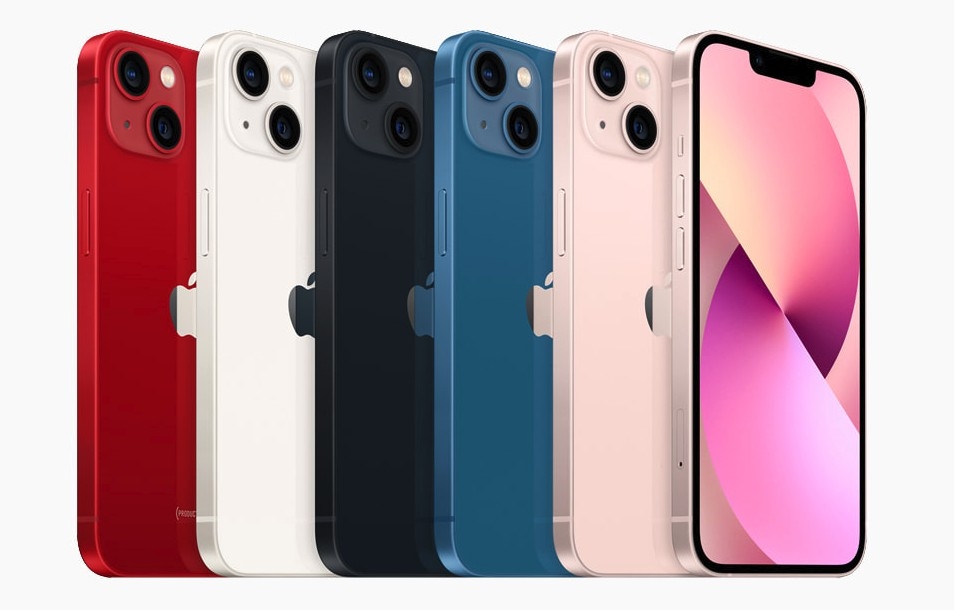 iPhone13嘅外型亦新增咗唔少顏色，其中以粉紅色最受女生歡迎！