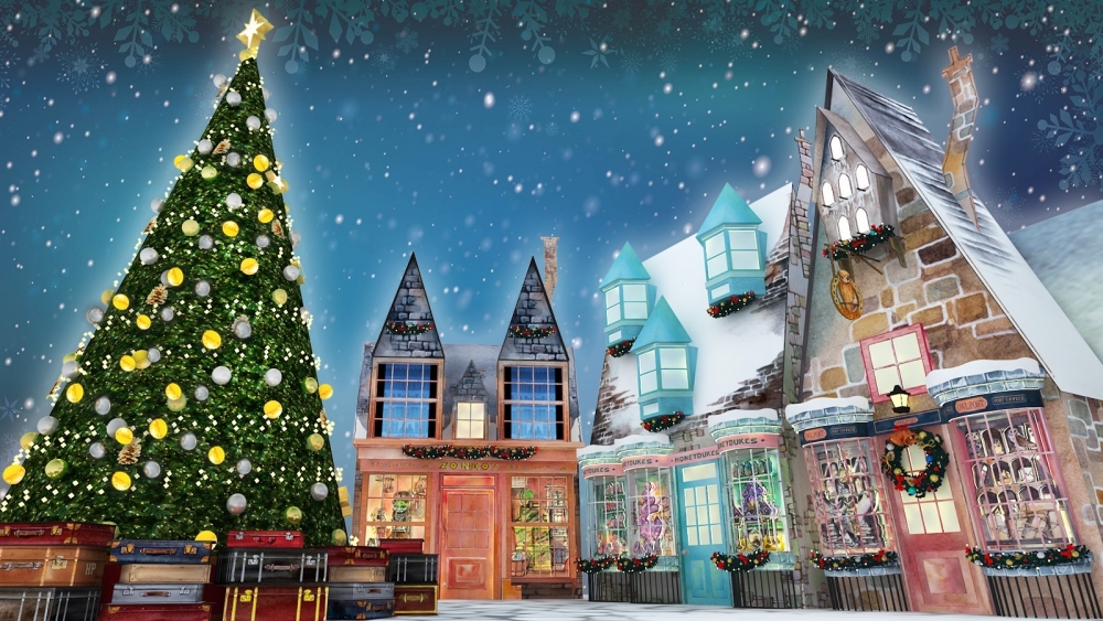 20呎高的閃爍華麗聖誕樹。