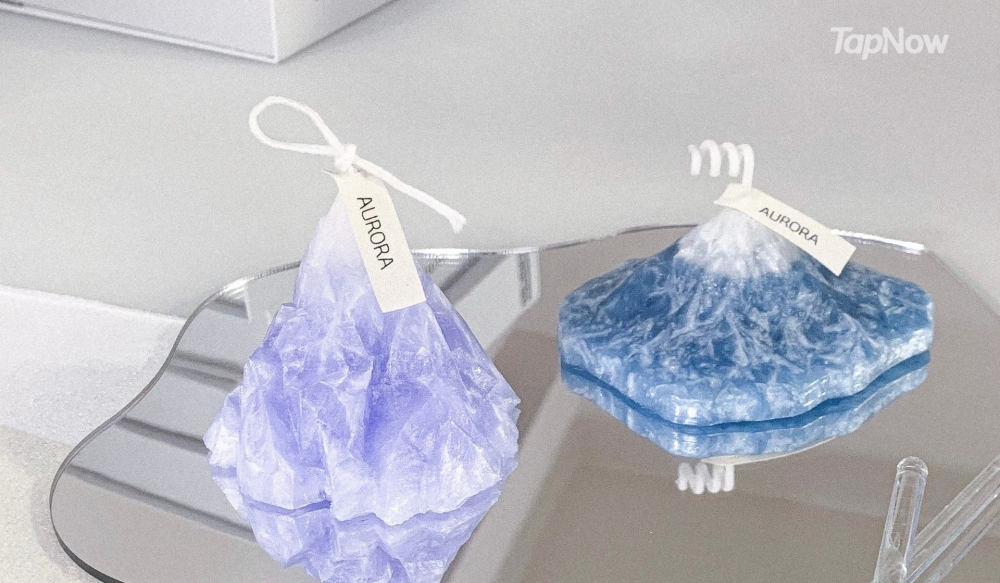 參加Aurora工作坊可DIY超氣質派嘅富士山蠟燭