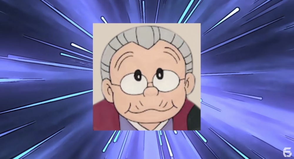 AI真人化後嘅大雄嫲嫲樣子十分慈祥