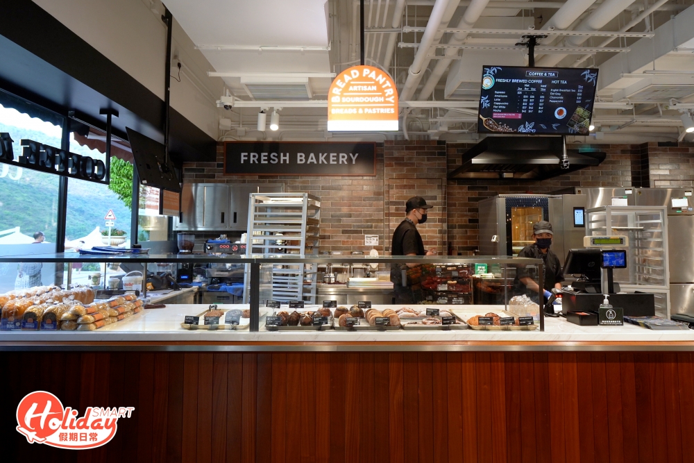 同場亦開設由前四季酒店糕餅主廚、Bakehouse創辦人Gregoire Michaud主理的Bread Pantry,同樣主打新鮮烘焙的酸種麵包。