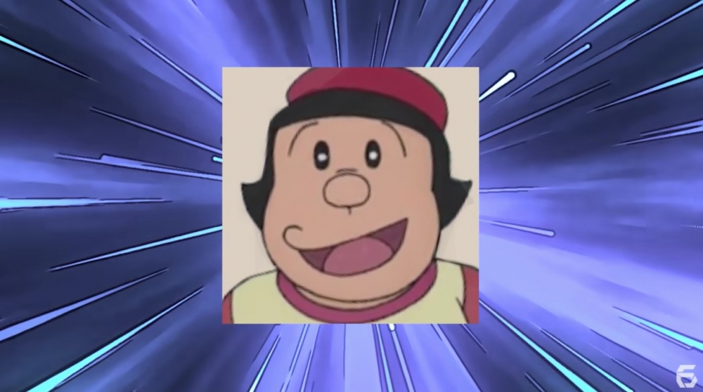 卡通入面胖虎同妹妹胖妹似樣到餅印咁