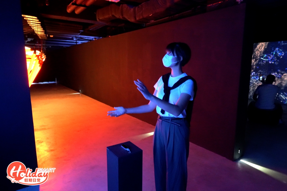 TELEPORT特意加入人體觸感體驗互動環節。