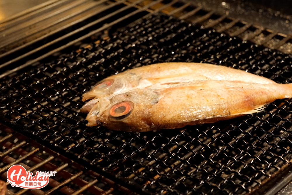 除了供應和牛料理之外,還有供應日本矜貴魚類一夜干,包括有喜之次及日本花魚。