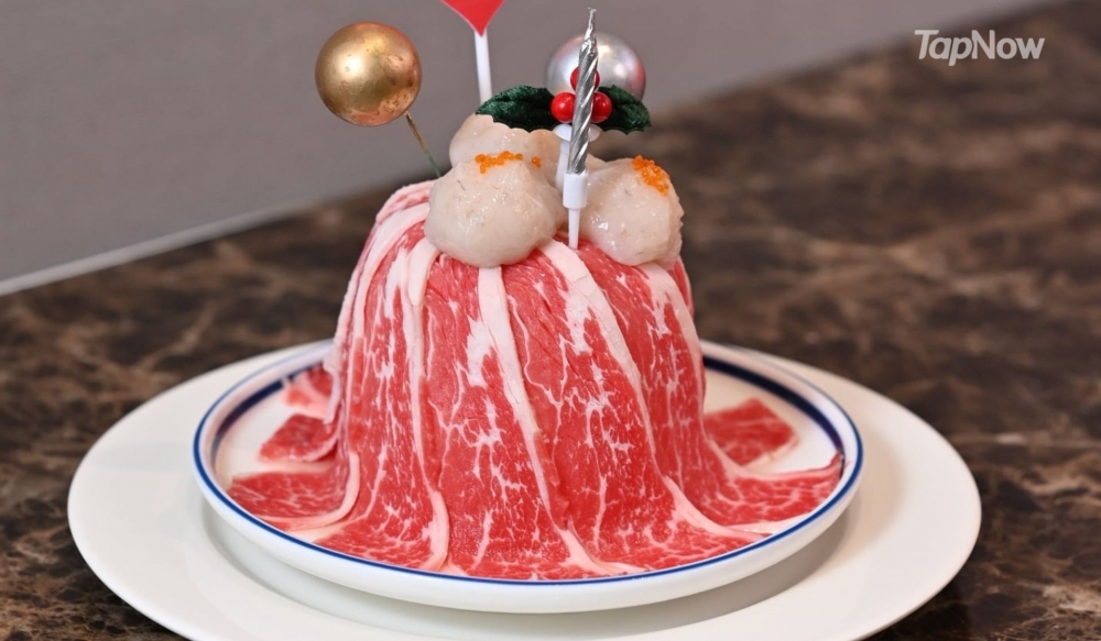 最搶眼嘅生日蛋糕非肥牛蛋糕莫屬喇~