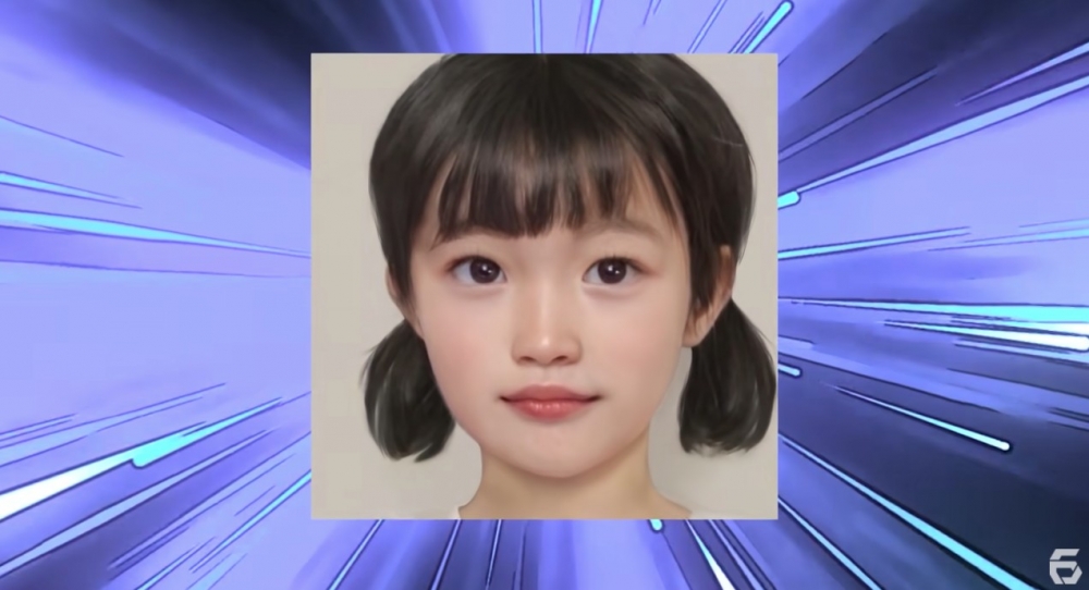 AI將靜香嘅纖長眼睫毛還原