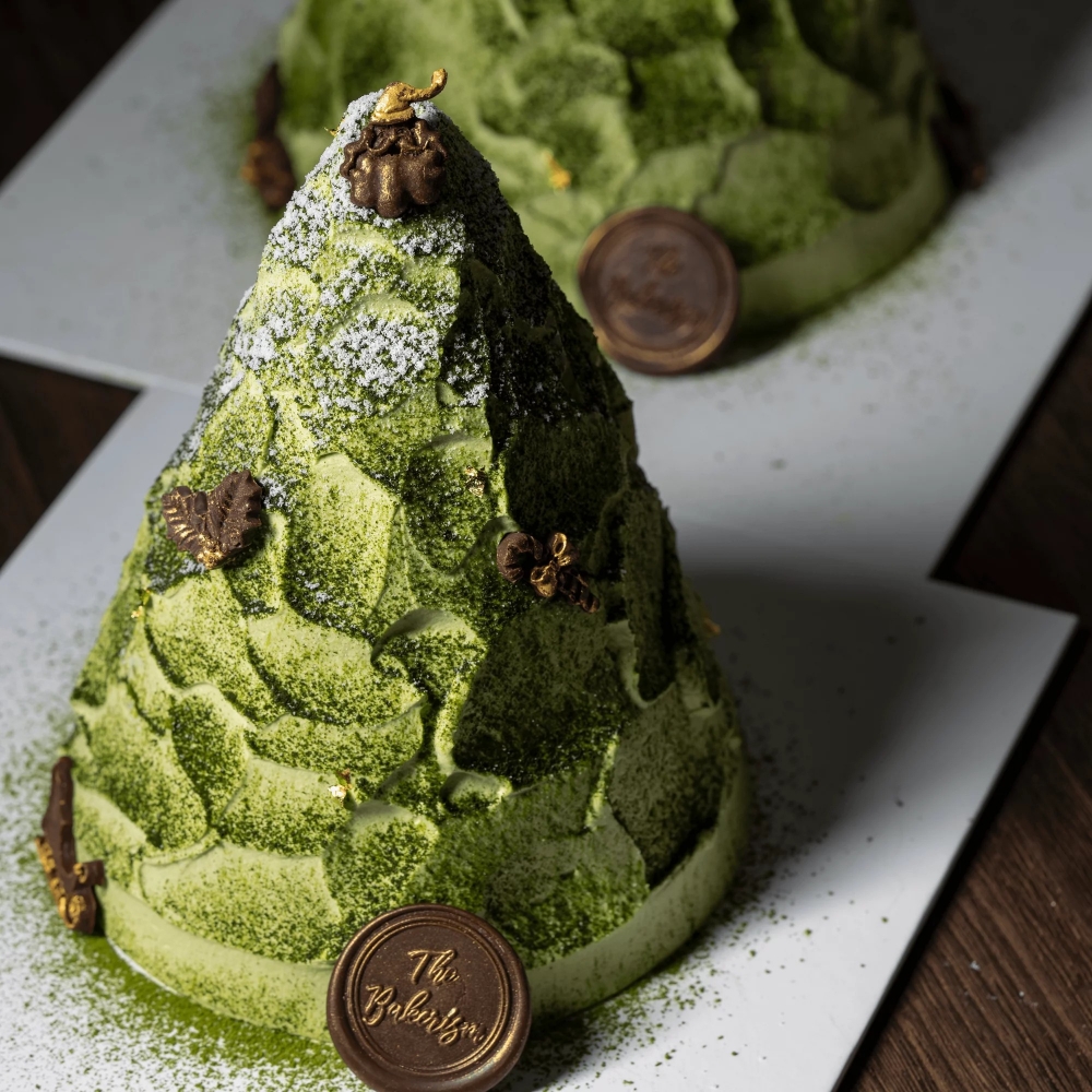 The Bakerism_抹茶士多啤梨「綠色經典版聖誕樹」 (5'' $580)