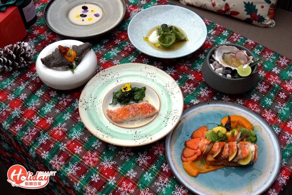 聖誕5道菜晚餐由$598起。