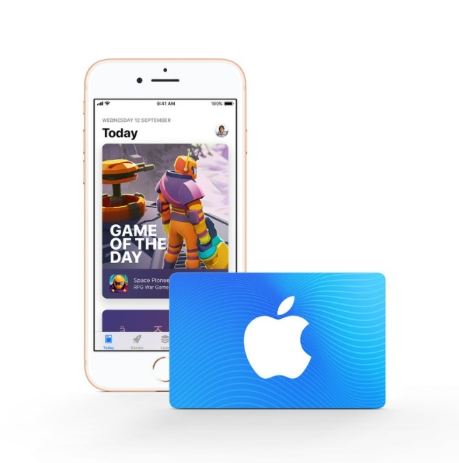 App Store & iTunes禮品卡適用於App Store、Apple Music、iTunes和Apple TV+，可購買App、音樂和電影等。