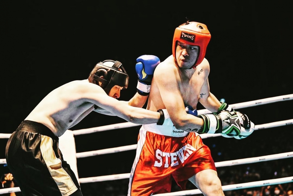 張致恆早前為參加拳賽減磅