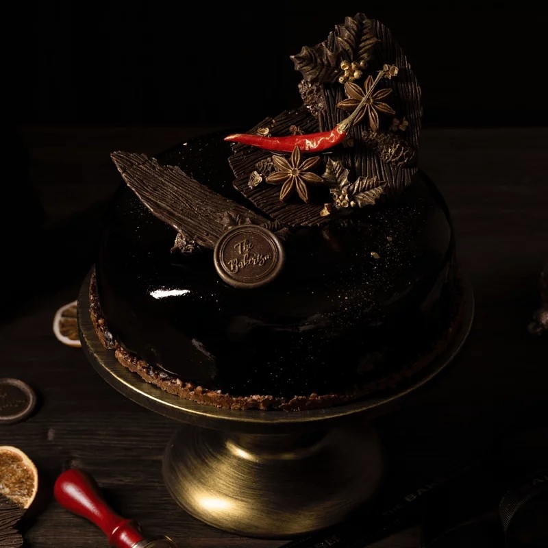 The Bakerism_香辛朱古力熱情果慕絲蛋糕(7'' $680)