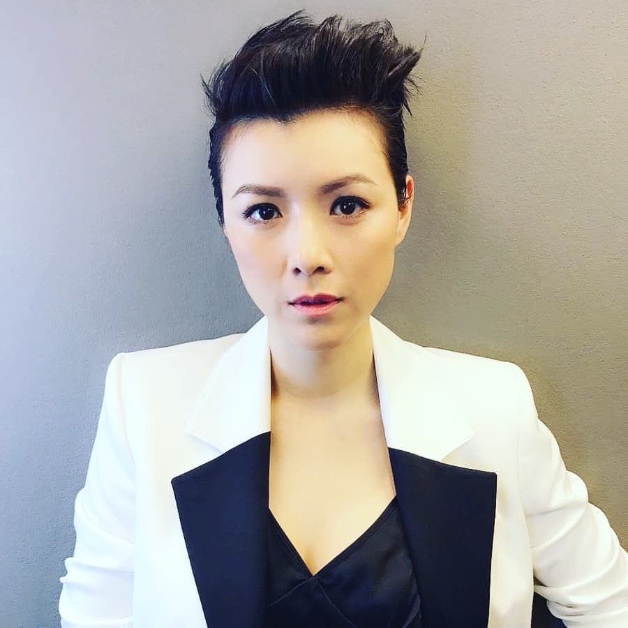 陳茵媺依家長期以短髮示人