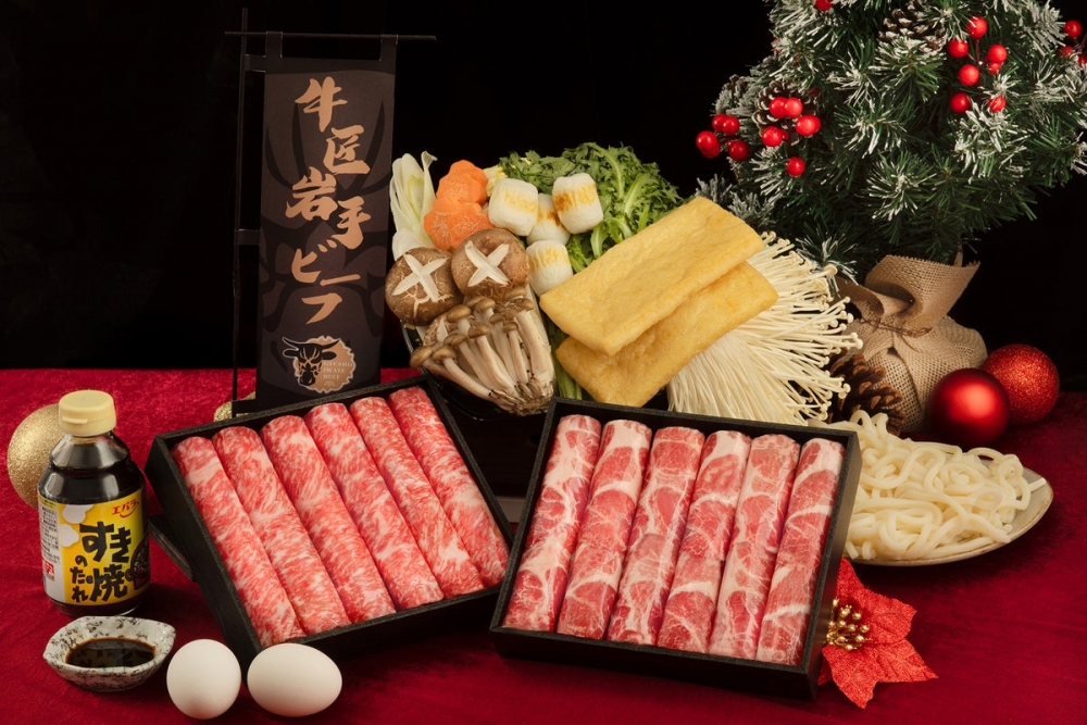 日本A4和牛西冷及豚肉餐
