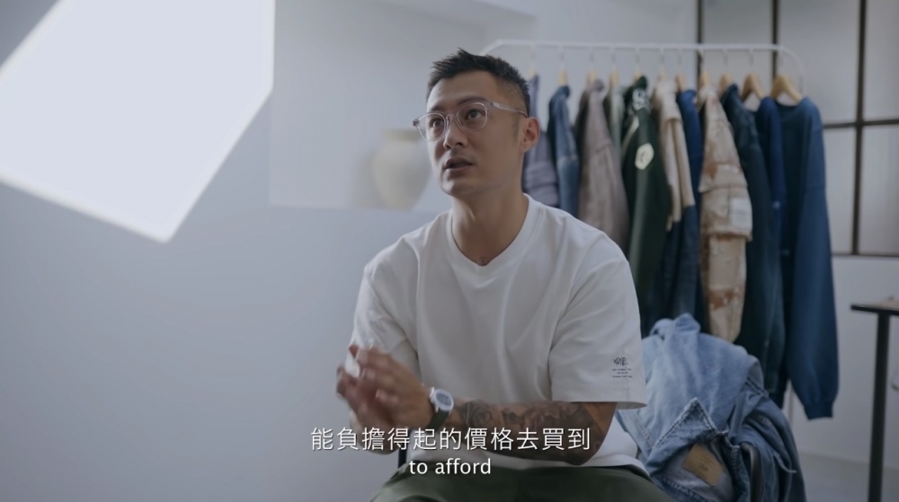 余文樂表示自己創立品牌係因為興趣,而非為賺錢。
