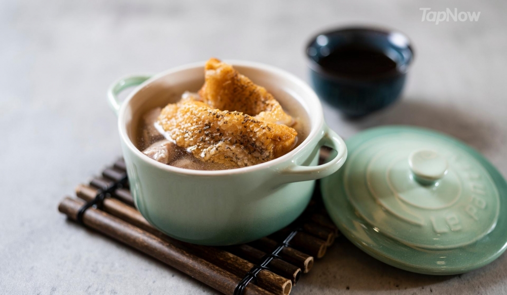 龍躉融入沙參玉竹燉湯內好味道~