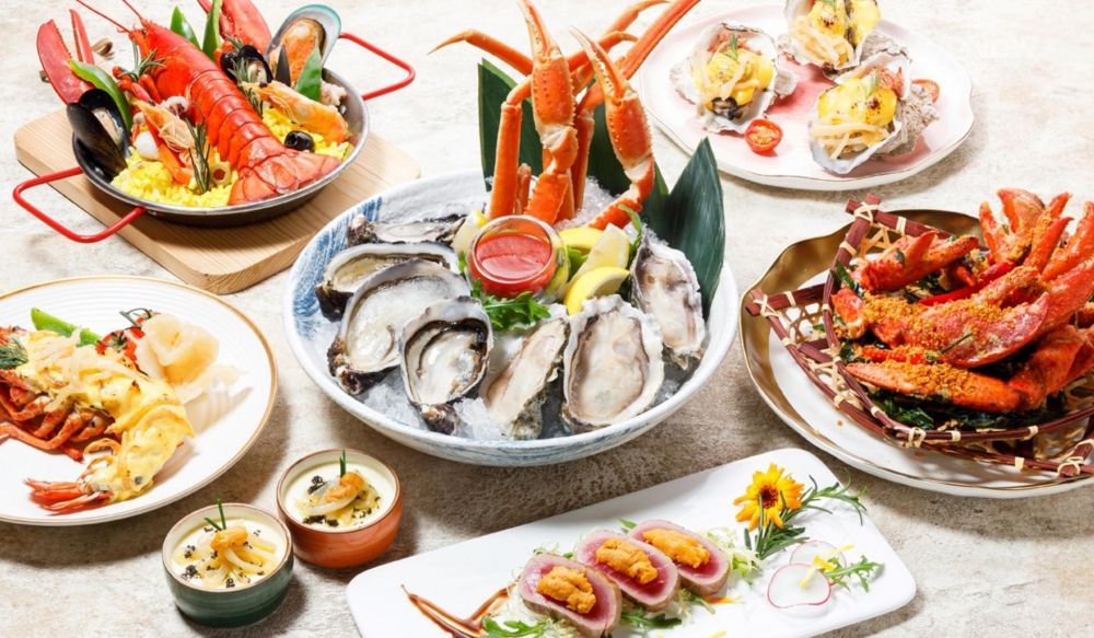 海鮮自助晚餐食勻頂級海鮮主題冷盤熱葷!