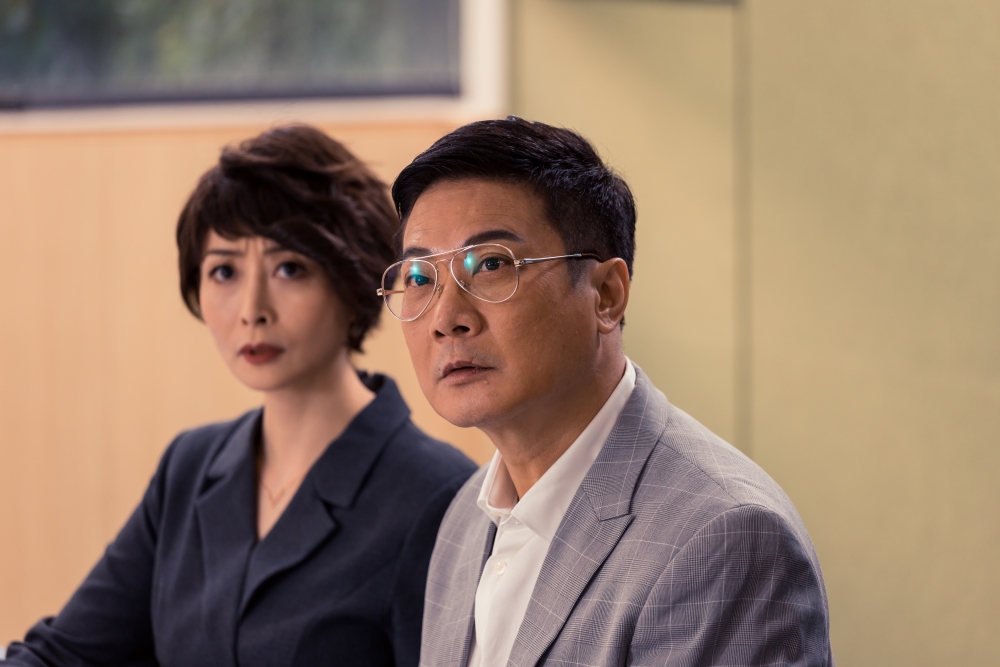 錢嘉樂及湯盈盈時隔20年後再合作拍劇,今次更罕有夫妻檔上陣飾演文凱婷的父母。