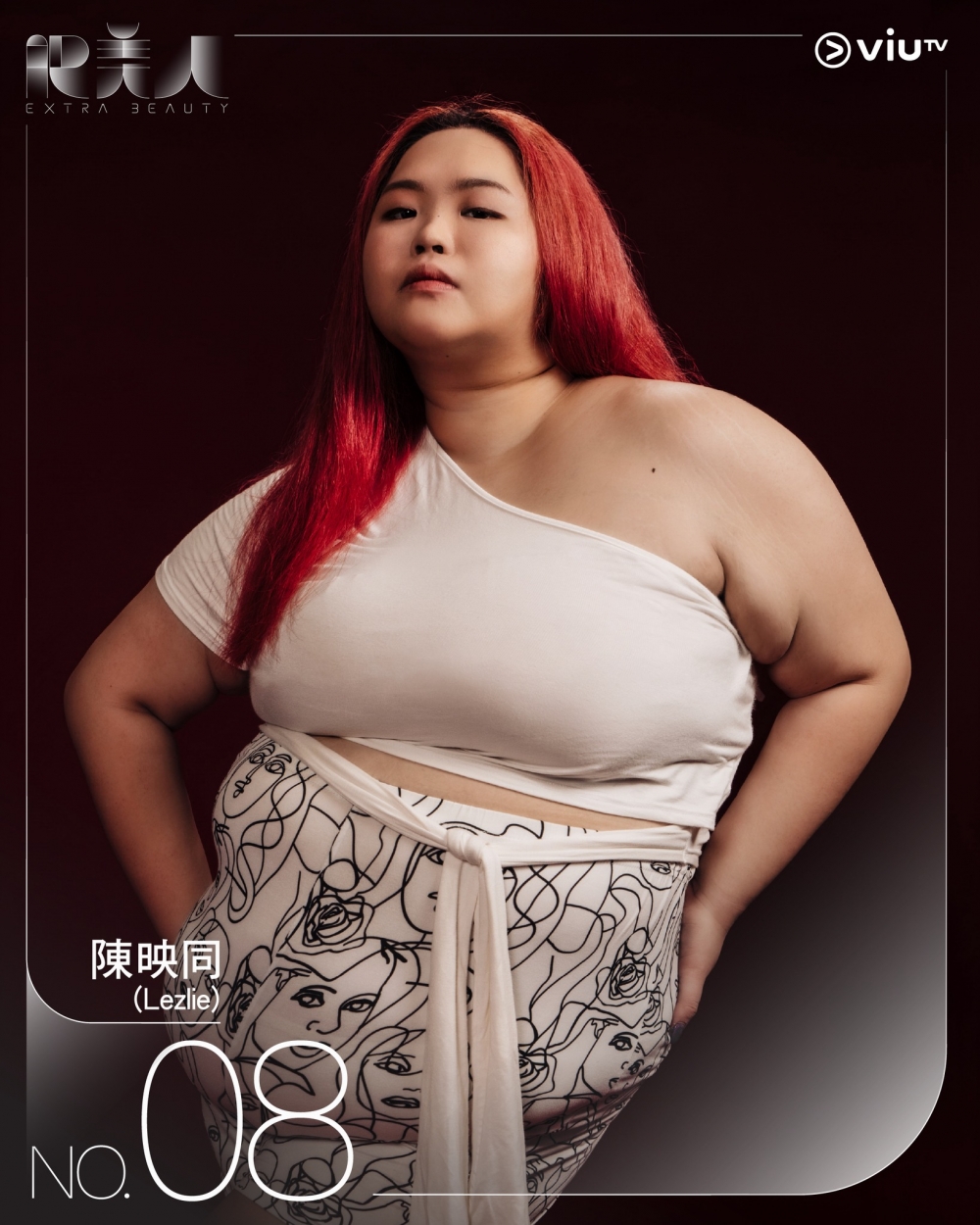 陳映同(Lezlie)|身高(cm):168;體重(lb):270;BMI:43.3