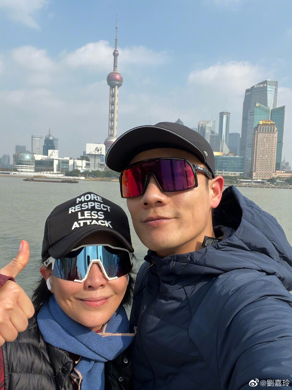 丁子高約埋劉嘉玲在上海跑步,認真健康