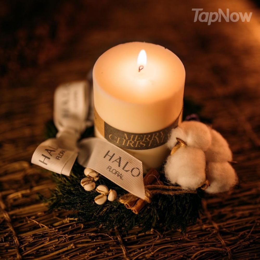 聖誕永生花環加CBD蠟燭又靚又relax~
