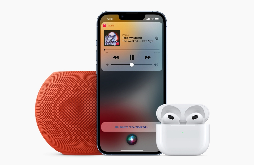 Apple Music語音點播,用戶可聲控Siri播放Apple Music的歌曲、特定歌單或電台。