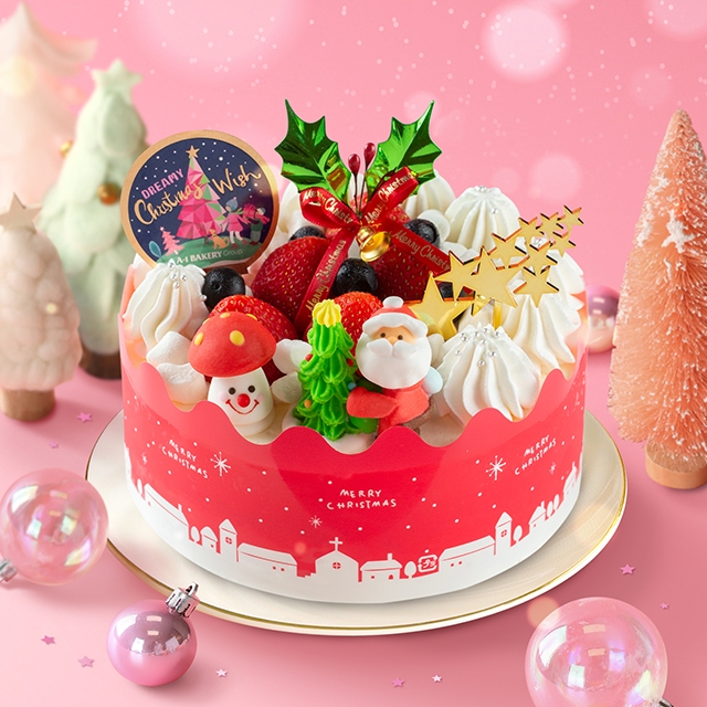 A-1 Bakery_光芒聖誕頌_芒果蛋糕(12cm $188 | 15cm $258)