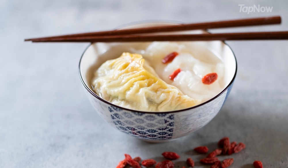 花膠灌湯餃暖胃滋味