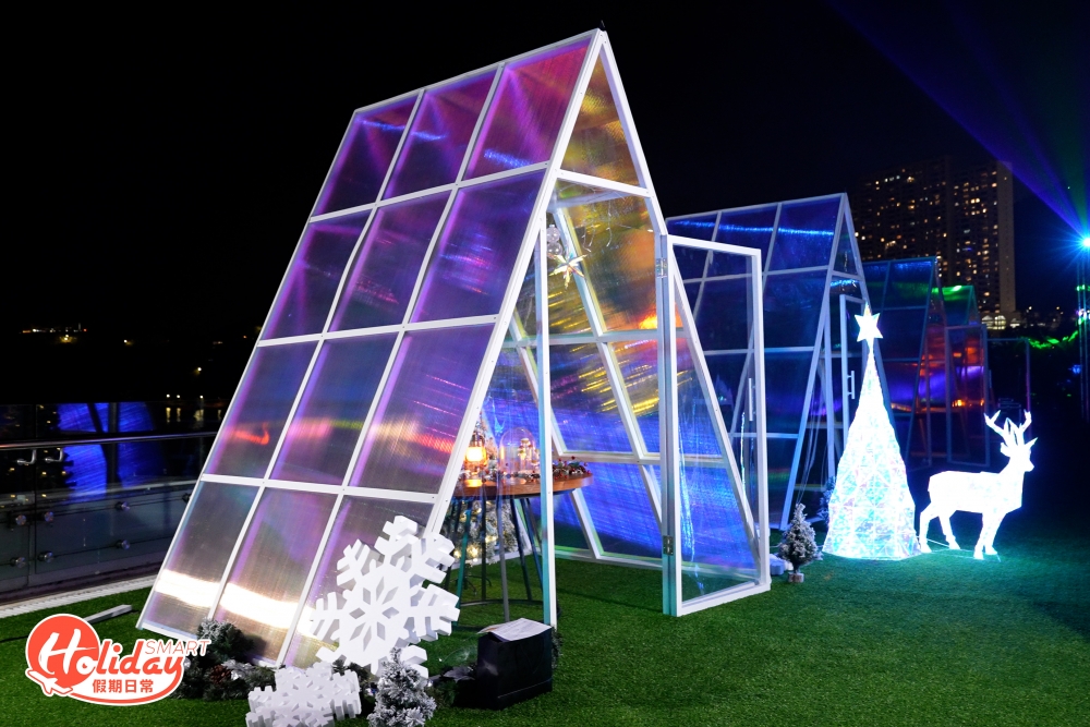 全港首間極光餐廳Aurora Lab登陸淺水灣the pulse,於空中花園擺設10間北極小屋登場。