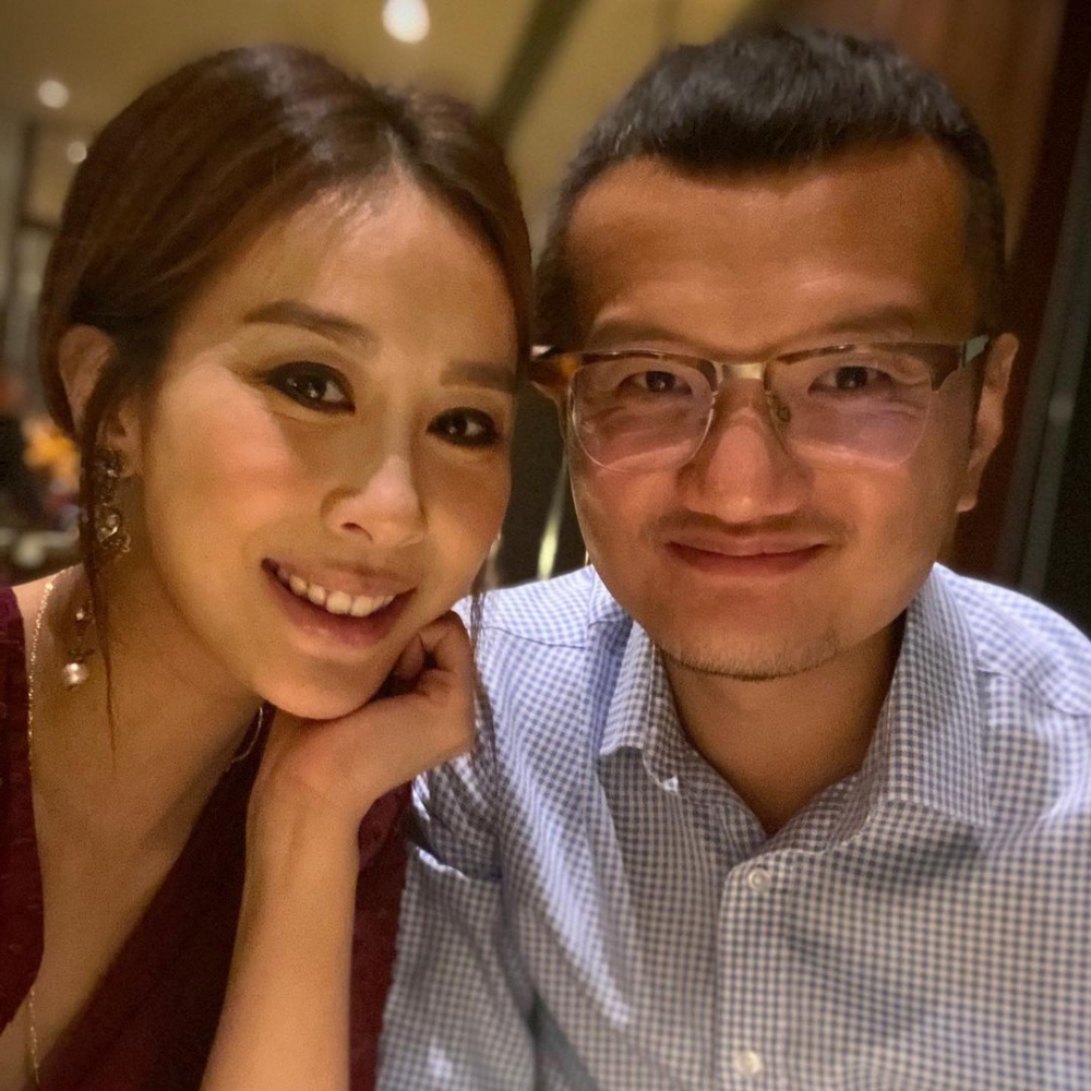 曹敏莉與丈夫張家傑合照